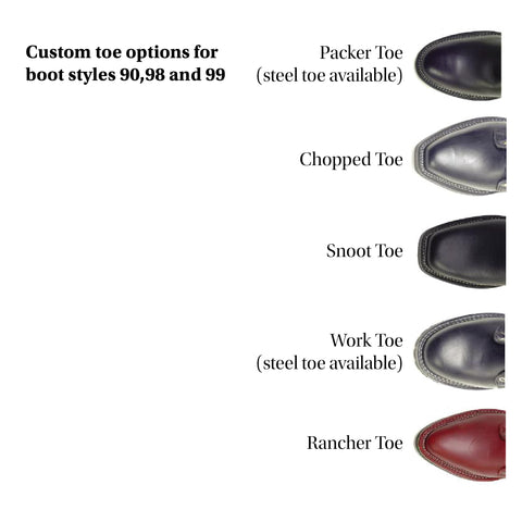 Viberg boot toe variants